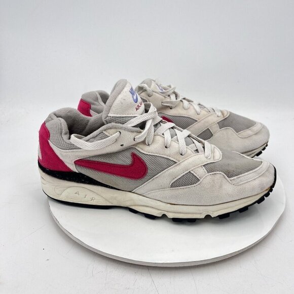 Nike Anodyne Men Size 10.5 910204 White Pink Running Shoes Made In Korea - Picture 2 of 14